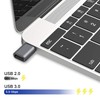 TRANLIKS 2 Pack USB-C & USB 3.0 Adapter Type C
