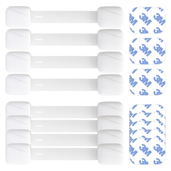BABYGO® Child Safety Straps 8X Premium Baby Proofing Door &