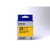 Epson LK-6YBP Yellow Background Black Text Tape 24 mm x