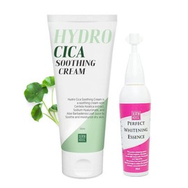 Hydro Large Capacity Cica Moisture Cream 120ml + Whitening Essence 30ml / Moisturizing, Soothing, Whitening / 하이드로 대용량 시카 수분크림120ml+화이트닝 에센스30ml 수분공급 진정미백