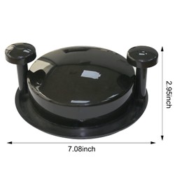 BESUNTEK Chicken Shredder, 2 Pack Kitchen Meat Shredder Tool with Handles and Non-Skid Base, Alternative to Bear Claws Shred Machine for Pulled Pork, Beef and Chicken (Black)