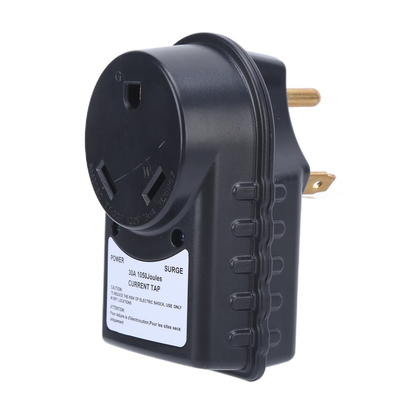 RV Surge Protector 30A Male to 30A Female Adapter 1050J