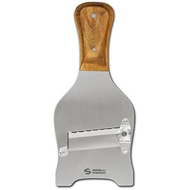 Sanelli Ambrogio - Line Artufi cutter made of stainless steel. Olive handle. Ergonomic and non-slip handle. Quality control for precise cutting. Serrated edge, stainless steel.