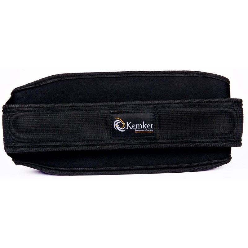 Kemket Gym Weight Lifting Neoprene Double Belt Back Lumber Support