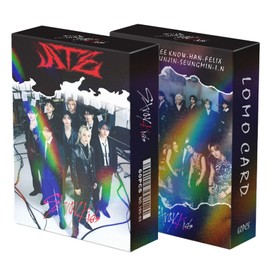 KPOPBP Tarjeta fotográfica láser, 60 unidades, álbum ATE, tarjetas LOMO, tarjeta fotográfica Kpop JJAM, regalo para fans e hija