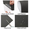 MEARCOOH 3mm Self Adhesive Foam Sheets Crafts, Black 9x12 Inch