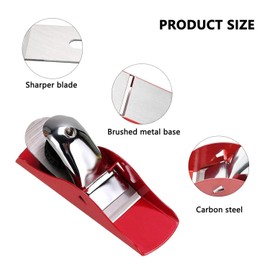 YANGWEN Mini Woodworking Hand Planer, Adjustable Mini Hand Planer,Woodworking Plane Small Hand Planer for Trimming, Wood Planning, Edge Rounding, Wood DIY Crafting