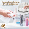 GINKGO 200 Pack Disposable Linen-Feel Guest Hand Towels