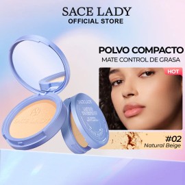 Sace Lady Base De Maquillaje Mate Polvo + Máscara 2pcs