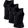 NELEUS Men's Athletic 3 Pack Compression Under Base Layer Sport