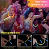 Pulseras TOYGAGADE Fluorescent Multicolor 500 Pack Luminosas 12h Fiesta