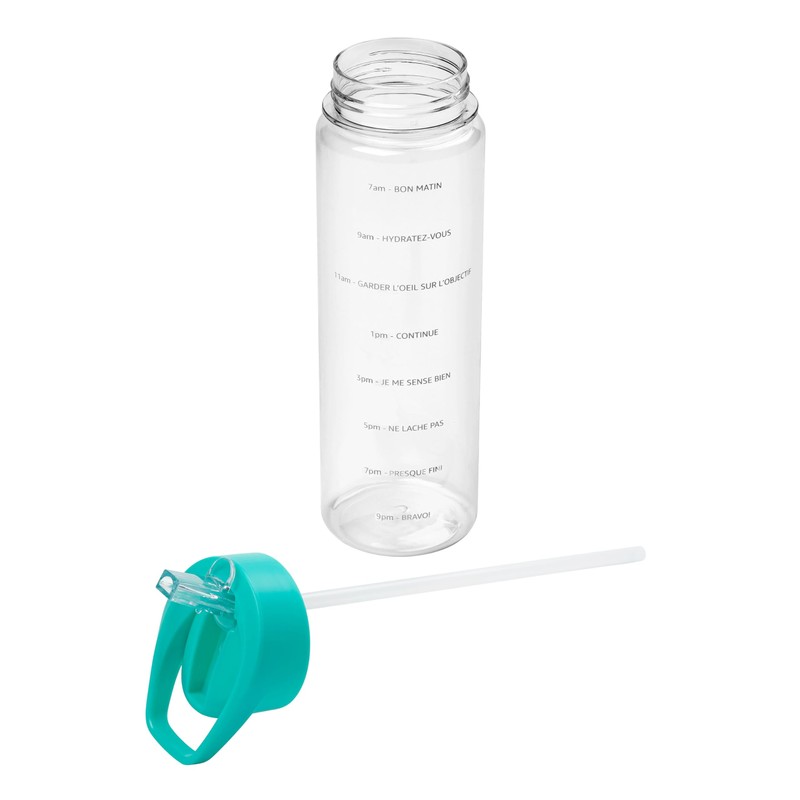 Chef Aid 700ml Drinks Bottle, Includes Visual Water Intake Markings,