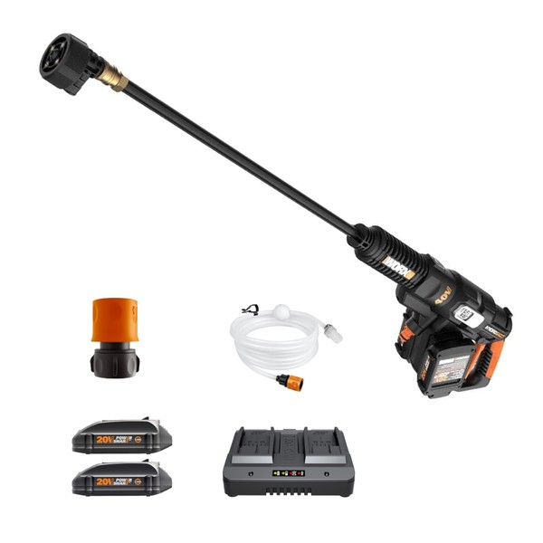 WORX WORX 40V Power Share Hydroshot 2X20V Portable Power Cleaner