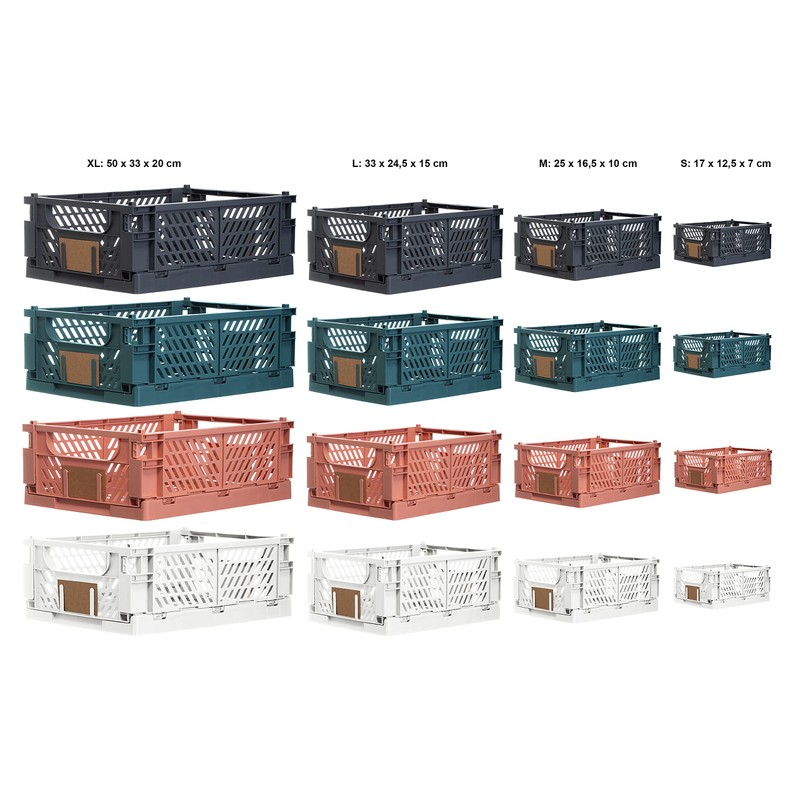 Brandsseller Foldable Folding Box, S, Set of 6, Sturdy Shopping
