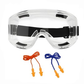 Safety Glasses for Work,Safety Goggles Adult,Anti-Dust, Anti-Impact, Anti-Fog,High Light Transmittance,Comfortable Wearing,Applies to DIY, Woodworking, Sanding, Construction, and Chemistry Work