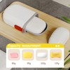 Pack of 2 Soap Box Travel Leak-Proof Waterproof Plastic Soap