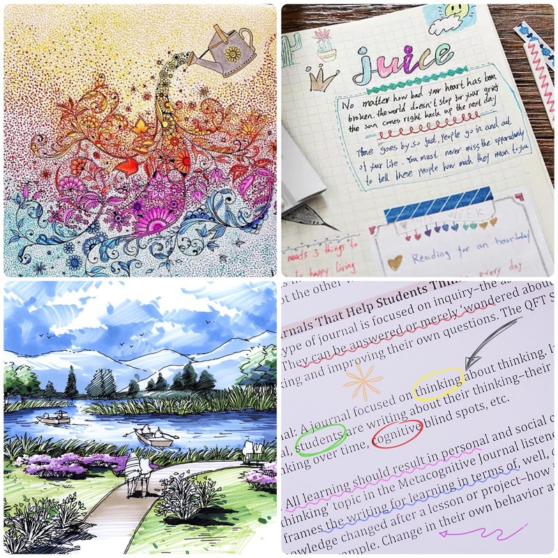Attom Tech Art [24 Colors] 05 Micro, Fineliner Pen Set