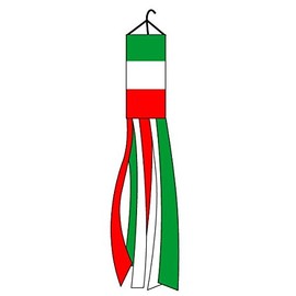 60" Lot of 2 Italy Nylon Wind Sock Windsock