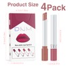 Xumann 4PCS Plumping Lipstick Set, Long Lasting Lipgloss Set for