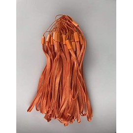 FINENIC Phone Lanyard Strap, 7 Inch Nylon Hand Wrist Strap Lanyard for USB Flash Drives, Keys, Keychains, ID Name Tag Badge Holders and Other Portable Items, One Size Fits All, 50PCS Orange