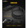 PARTSam 7 Way Trailer Wiring Harness Kit 8ft Trailer Cord
