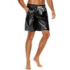 Alienjoy Men's Shiny Metallic Party Shorts Shiny Glitter Summer Shorts