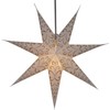 GURU SHOP Foldable Advent Luminous Paper Star, Christmas Star 60