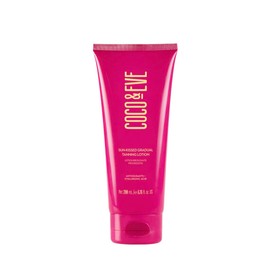 Coco & Eve Coco & Eve Sun-kissed Gradual Tanning Lotion - Natural Sunless Moisturizing Tanner with 72H Hydration & Streak-Free, Buildable Glow. Skincare-Infused with Antioxidants and Hyaluronic Acid. (200ml)