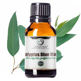 uh*Roh*Muh Eucalyptus Blue Mallee Essential Oil |Pure & Vegan Essential Oil | Home Diffuser Oil for Aromatherapy, Hair Care, Skincare, Massage Therapy & Natural Cleaning (15ml)