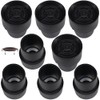 SquEqu 8 Pack Mini Rebounder Leg Floor Protectors 1" Round