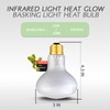 FIVEAGE 100W UVA Reptile Basking Spot Heat Lamp, White Cover