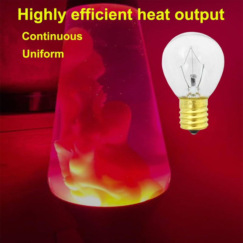 Lava Lamp Bulb 30W S11 E17 Base Lava Lamp Light