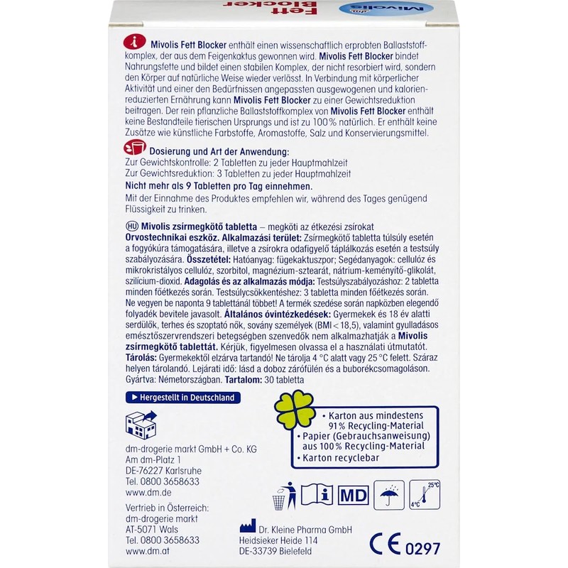 DAS gesunde Plus Fat Blocker, Tablets, Pack of 30