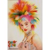 Semi-Permanent Hair Colour Cream Dye Crazy Colour Renbow 4 x