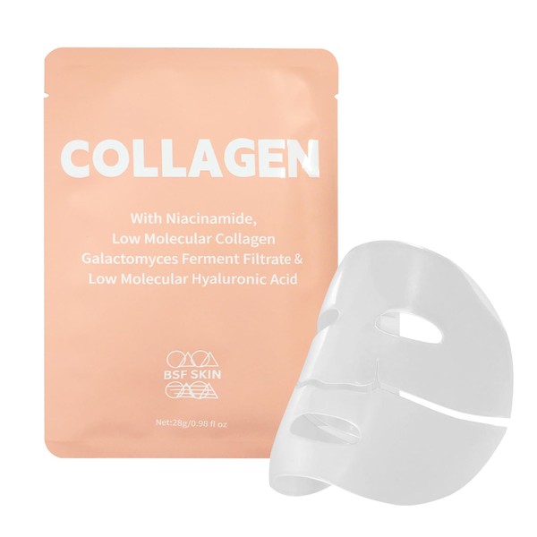 BSF SKIN | Deep Collagen Hydrogel Face Mask With Niacinamide,
