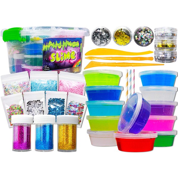 Slime Kids Making Slime Kit (UK COMPANY) Arts and Crafts Slime Kits for Girls Boys Slime Set