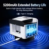 5200mAh 2-in-1 Automatic Card Shuffler and Dealer with 360° Rotation,