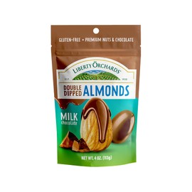 Double Dipped - Milk Chocolate Almonds, Gluten Free, Premium Nuts & Creamy Chocolates Delightful Treat