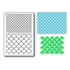 DIYology Mermaid Scale Clear Stamps for Card Making or Journaling