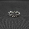 Sterling Silber Ring 4mm Breites Band Solide Echte Punzierte 925