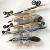 The Showcase Longboard Skateboard Display Wall Rack - Holds 5