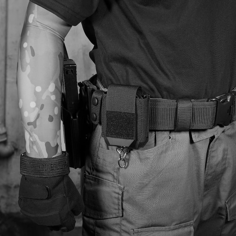 KRYDEX MOLLE Handcuff Pouch,Handcuff Case for Duty Belt MOLLE Vest