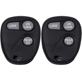 ANPART 2 X Remote Key Fob for 97-02 for Chevy for GMC for Oldsmobile Express Sonoma for Astro for Suburban 1500 for Tahoe Yukon Jimmy Savana Bravada 16245100-29 ABO1502T Keyless Entry Transponder