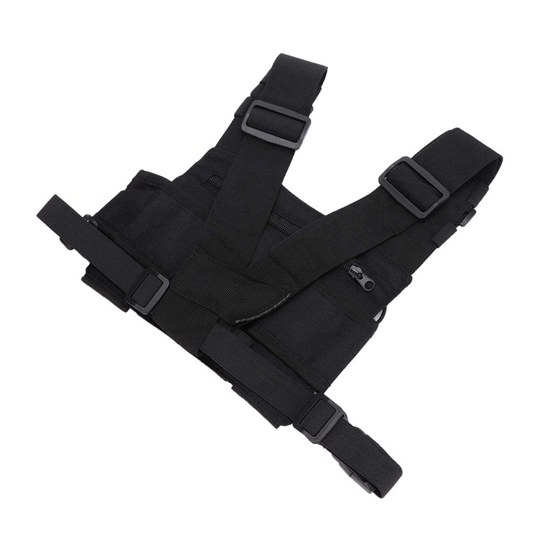 Walkie Talkie Chest Bag, Walkie Talkie Double Chest Strap Front