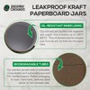 GreenWay 4oz / 120g Kraft Paperboard Empty Jars with Lids