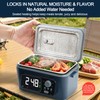 Cordless Electric Heated Lunch Box for Adults，360° Surround Heating Fast