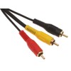 Cablemax 12ft. Stereo/VCR RCA Cable, 2 RCA (Audio) + RCA