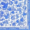 Ideal Home Range 20 Count Luncheon Napkins, Regal Peacock Burleigh