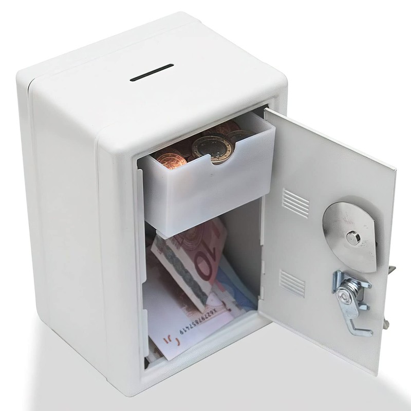 GOODS+GADGETS Mini Safe Piggy Bank Money Box with Combination Lock