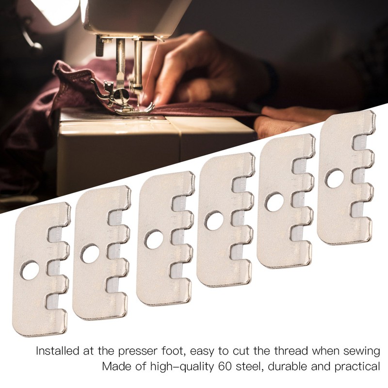 50Pcs Sewing Machine Thread Cutter Installed at Presser Foot Place